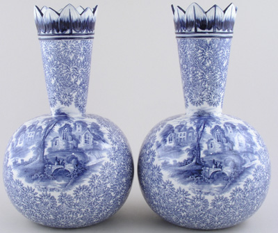 Vases Pair c1920s